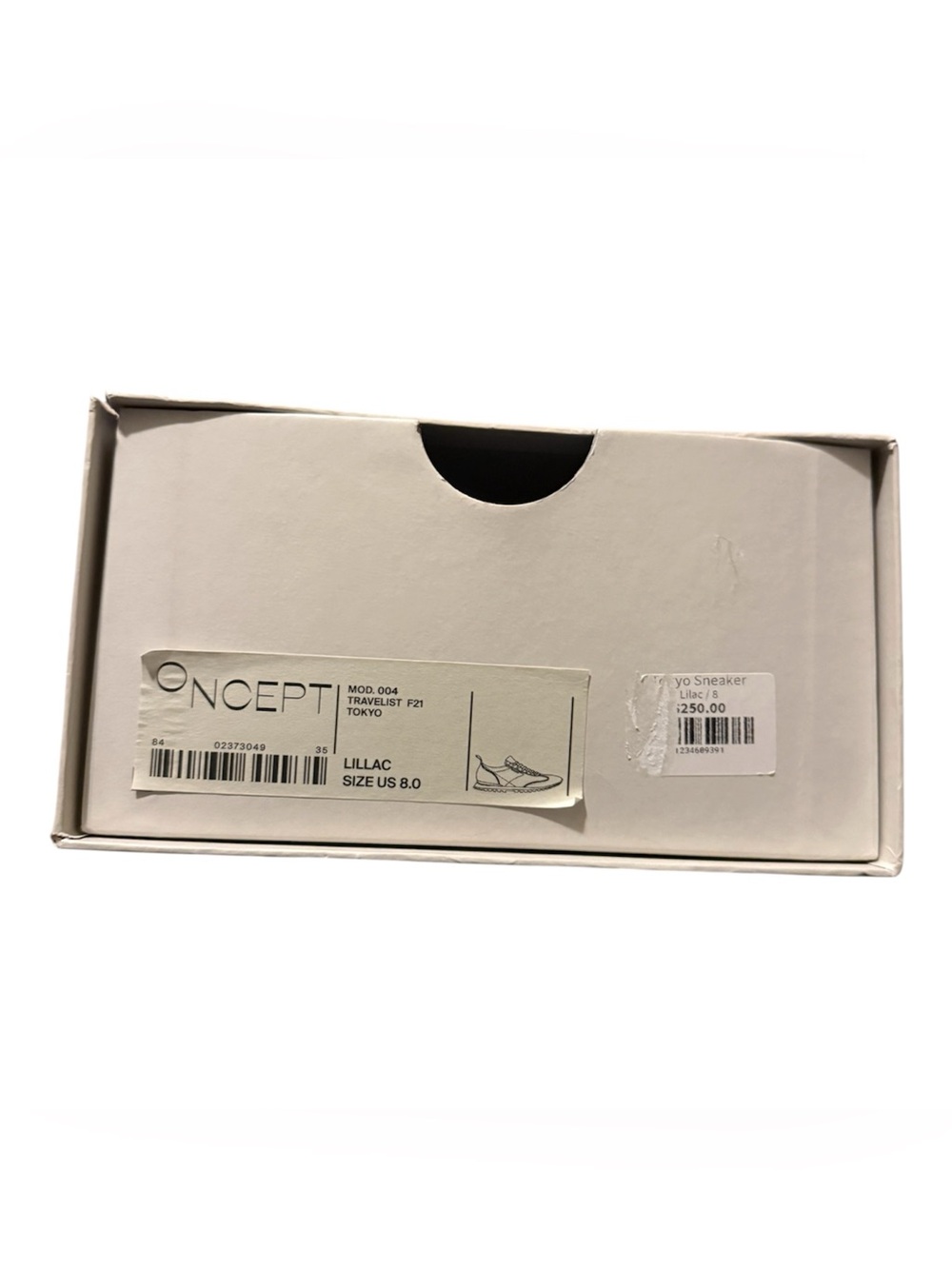 Oncept Lilac Nylon/Suede Travelist Tokyo Laceup Retro Sneakers Size 8 New In Box - Picture 7 of 10